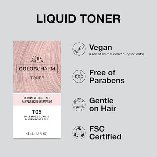COLORCHARM Permanent Liquid Toners | Neutralize Brass | Free of Parabens | Vegan | T11 Lightest Beige Blonde | 1.4 Fl oz | 42 ml | Packaging May Vary — view 5