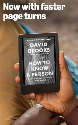 Amazon Kindle 16 GB (newest model) - Lightest and most compact Kindle, now with faster page turns, and higher contrast ratio, for an enhanced reading experience - Matcha — view 3