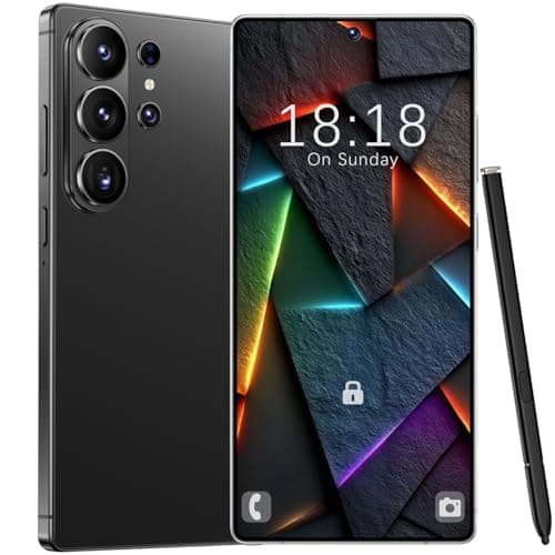 viqee 12+512GB Unlocked Android Smartphone 6.9" HD Display, 4500 mAh Battery, 21+8 MP Dual Camera, Dual-SIM, Face ID & OTG – No Contract