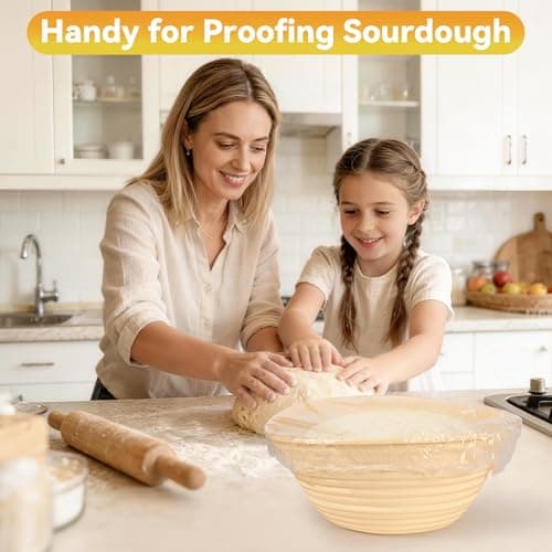 200pcs Bowl Covers Bread Proofing Reusable Large Shower Caps for Sourdough Bread Baking Rising Elastic Plastic Wrap for food Keep Food Fresh Outdoor Keeping Bags — view 3