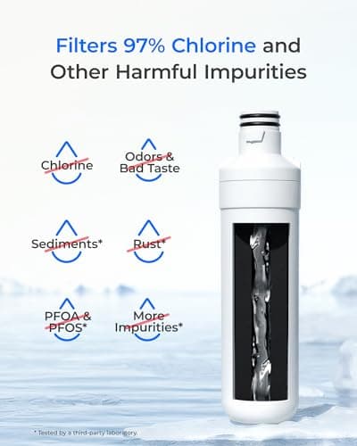Waterdrop ADQ747935 LT1000PC Replacement for LG® LT1000P®/PC/PCS ThinQ® Refrigerator Water Filter, LFXS26973S, LMXS28626S, LMWS27626S, LFXS28596S, ADQ74793501 and LT120F® Air Filter, 3 Combo — view 3