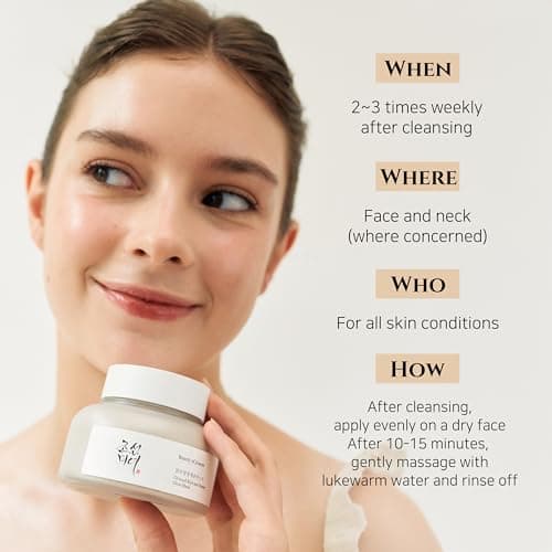 Beauty of Joseon Ground Rice and Honey Glow Mask Pore Sebum Care for Dry Sensitive Skin Korean Skin Care 150ml, 5.07 fl.oz — view 5