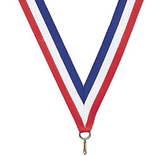 Express Medals Soccer Gold Medals Trophy Award with Neck Ribbons EMDC214Soccer - (Pack of 10) — view 3