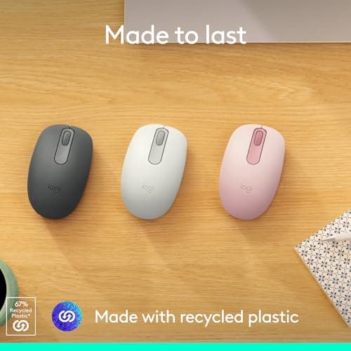 Logitech M196 Bluetooth Wireless Mouse, Compact and Portable Mouse for Laptops, Tablets and More, 12-Month Battery, Smooth Tracking, Compatible with PC and Mac, Windows and macOS - Graphite — view 3