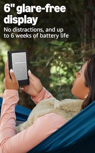 Amazon Kindle 16 GB (newest model) - Lightest and most compact Kindle, now with faster page turns, and higher contrast ratio, for an enhanced reading experience - Matcha — view 4