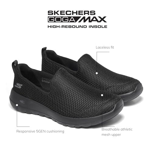 Skechers Performance Go Walk Joy Women's Slip On, 9.5 B(M) US, Black — view 3