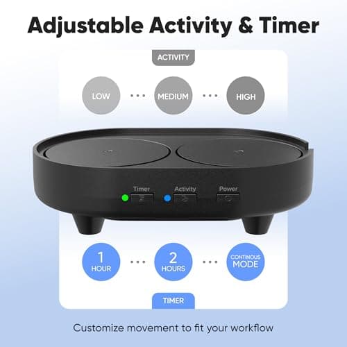 Undetectable Mouse Mover Jiggler, Adjustable Activity, Optional Shut-Off Timer, Random Movement Engine, No Software, Quiet & Undetectable Operation, USA Company (Dual Disc) — view 2