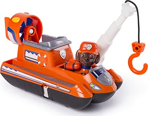Paw Patrol Ultimate Rescue - Zuma’s Ultimate Rescue Hovercraft with Moving Propellers and Rescue Hook, for Ages 3 and Up — view 2