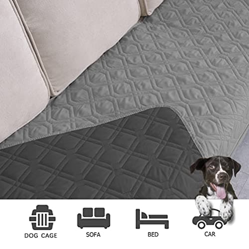 Ameritex Waterproof Dog Bed Cover Pet Blanket for Furniture Bed Couch Sofa Reversible — view 2