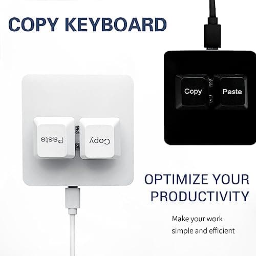 BTXETUEL Copy and Paste 2-Key Keyboard SAYO OSU Keypad Hotswap One Handed Mechanical Gaming Keyboard Cherry Switch RGB Backlit Mini USB Keypad for macros or Rhythm Games