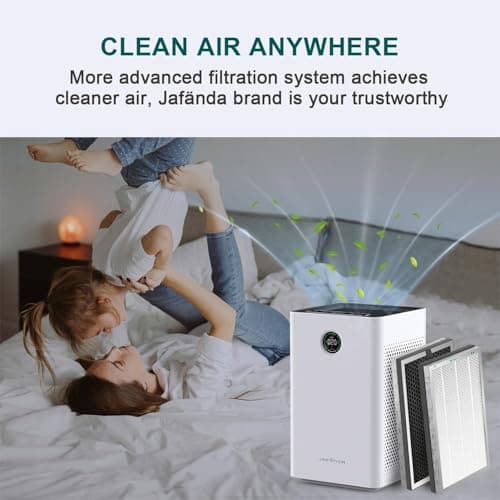 Air Purifier Filter Replacement for JF260,Air Purifiers 2X Filter Replacement, (MERV 17) True HEPA 300g Activated Carbon Filter, Air Cleaner Remove Smoke Dust — view 5