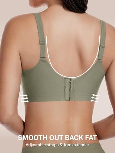 habibee Jelly Bra for Women No Underwire Comfort Seamless Bras Push Up Wireless Bras Full Coverage Bralettes — view 6