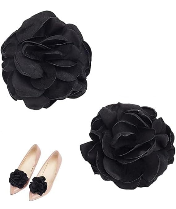 1 Pair Wedding Flower Shoe Clips Shoe Buckles Charm Clothes Hair Accessories for Women Hairpin Brooches Party High Heels