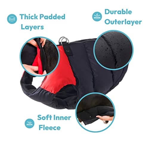 Gooby Padded Vest - Green, Large — view 2