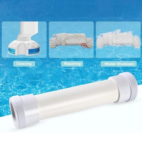 Pool Systems Accessory Simulated Salt Cell Bypass Hose Replacement Pipe Texture for Winter Months Multifunctional Pool Equipment Replacement Part Salt Cell Pipe for Various Series Salts Water — view 5