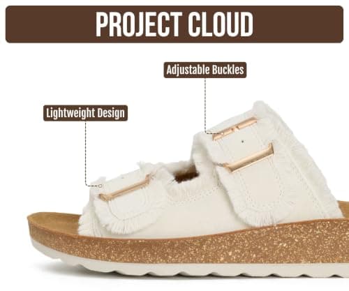 Project Cloud Comfortable Womens Sandals Platform Sandals for Women — view 2