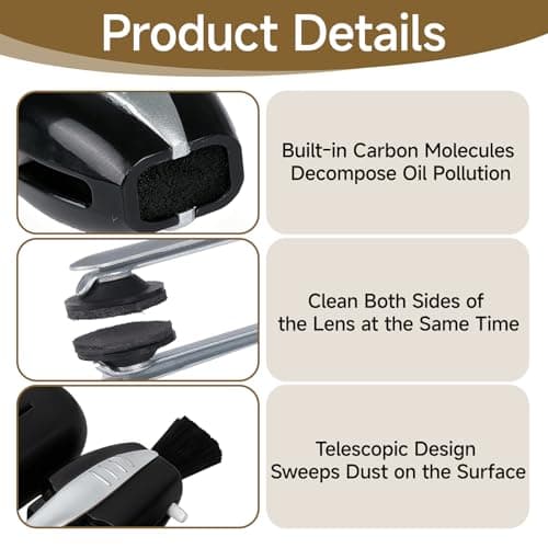 2 PCS Eyeglasses Lens Cleaners, Portable Spectacle Cleaning Kit — view 2