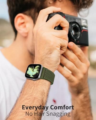 Nylon Sport Loop Band Compatible with Apple Watch Bands 44mm 45mm 46mm 49mm — view 5