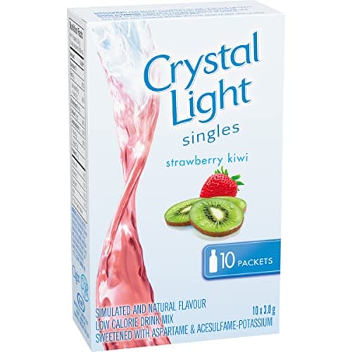 Crystal Light Singles Strawberry Kiwi Drink Mix, 10 Packets per Box, 3 g each — view 3