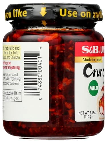 S&B Chili Oil with Crunchy Garlic Topping 3.9 Ounce (Pack of 3) — view 2