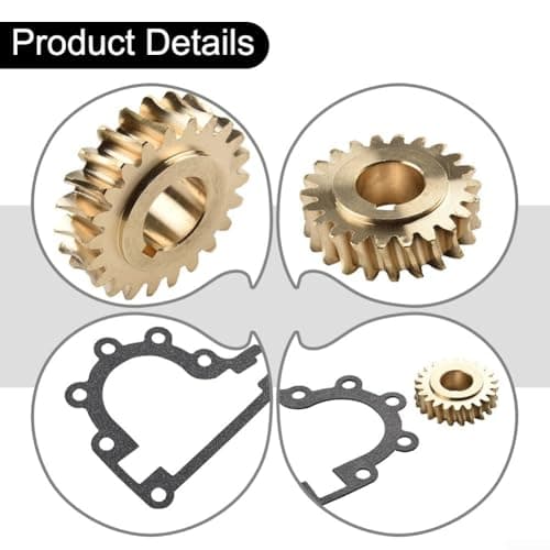 For Craftsman Snow Blower Dual Stage 22 Teeth for Worm Gear Replacement Part Fits Models 51405MA 9355 204167 and Compatible Snow Throwers — view 5