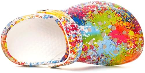 KVbabby Boys Girls Garden Clogs Slip on Sandals Water Shoes Children Shower Beach Pool Slippers(Multi-Coloured,12-12.5 Little Kid) — view 4
