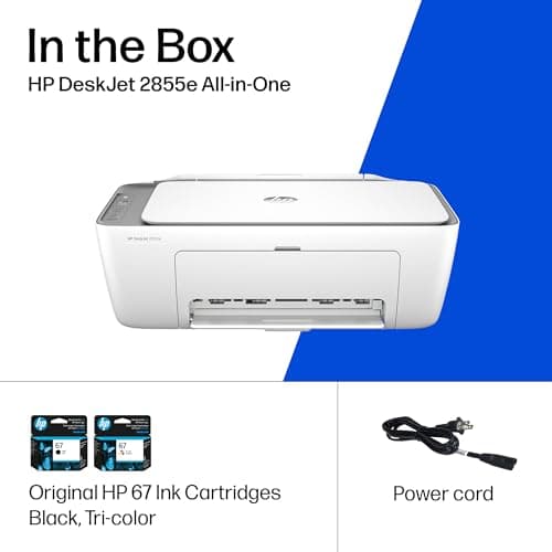 HP DeskJet 2855e Wireless All-in-One Printer, Scanner, Copier — view 9