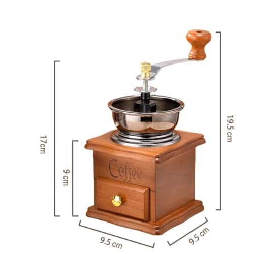 GElazkirv Retro hand crank coffee machine hand grinder — view 2