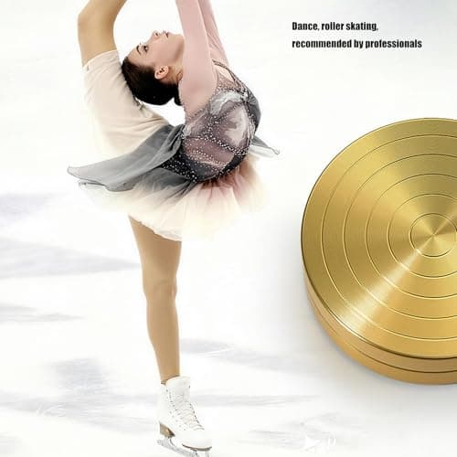 Ballets Turning Board Nonslip Round for Dancers, Dance Training Disc for Ice Skaters Gymnasts Aluminum Ballets — view 4