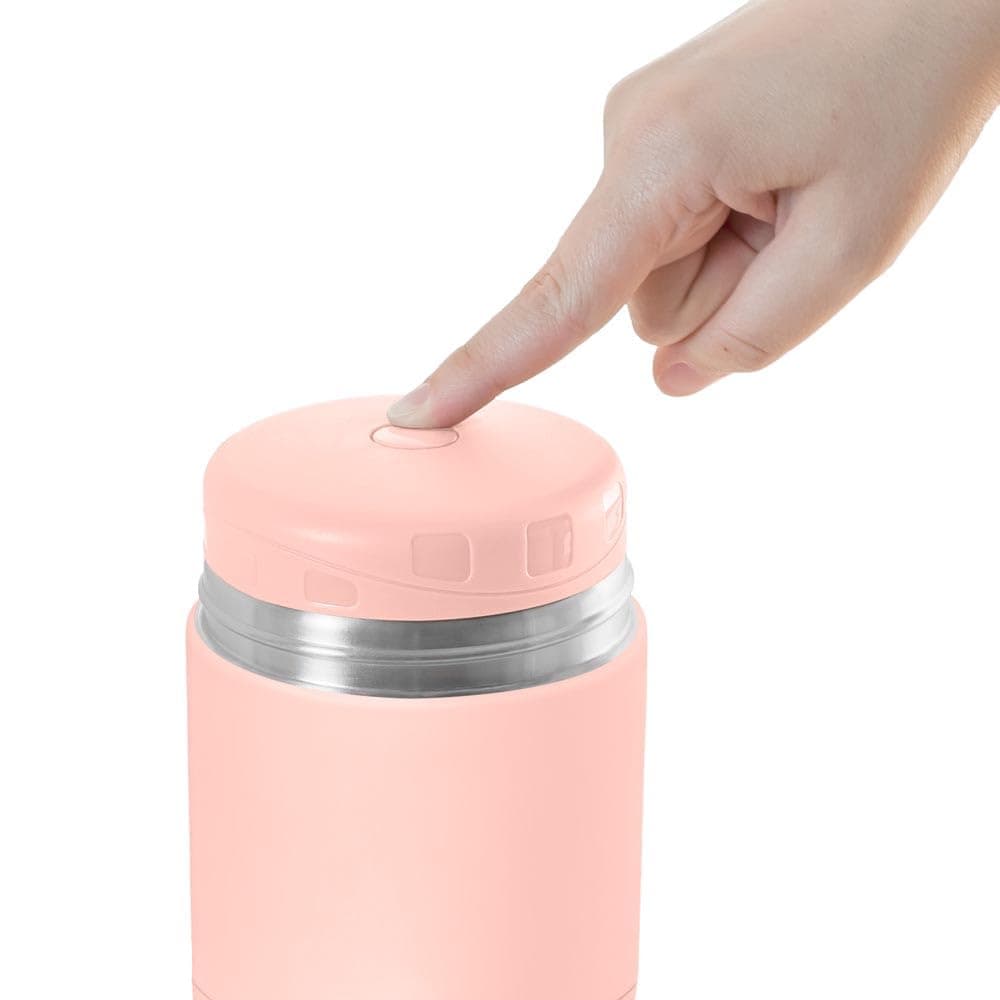 Miniland Termo Bebé para Comida 600 ml, Diseñado por Verónica Díaz, Acero Inoxidable, Mantiene Temperatura más de 24h Frío y Calor, Sistema Antigoteo | CRVSH by JustCoco — view 2