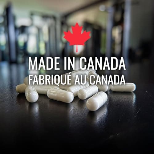 Creatine Capsules - 1000 mg (1 g) Creatine Monohydrate per Capsule, 300 Count (3-5 Daily) - Made in Canada - Muscle, Strength, Power, Performance Supplement - Third-Party Tested - Nutritionn