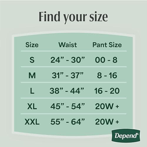 Depend Fresh Protection Adult Diapers, Incontinence Underwear for Women, Disposable, Maximum, Small, Blush, 19 Count, Packaging May Vary — view 2