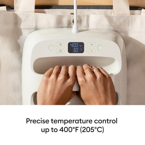 Cricut EasyPress® SE – 9 in x 9 in Heat Press - Heat Transfer Machine for T-Shirts, Tote Bags, Baby Clothes, Decor, & More - Easy to Use - Taupe — view 2