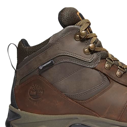 Timberland Men's Mt. Maddsen Anti-Fatigue Hiking Wateproof Leather Hiking Boot, Dark Brown Full-Grain, 10.5 Wide — view 7