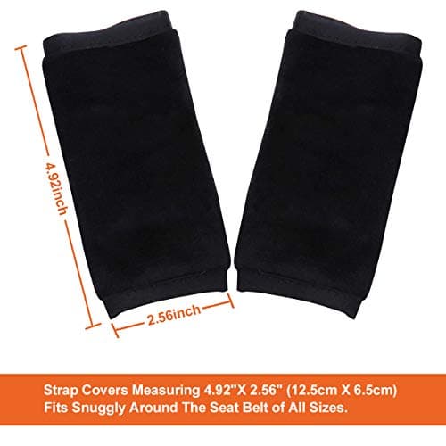 COOLBEBE Car Seat Straps Shoulder Pads for Baby Kids, Super Soft Seat Belt Covers for All Car Seats/Pushchair/Stroller/High Chair — view 5