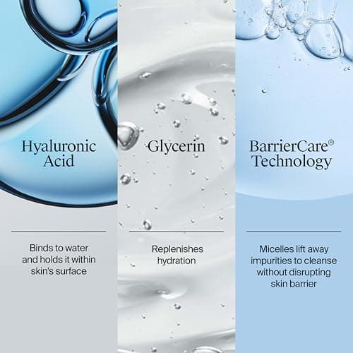 Neutrogena Hydro Boost Hydrating Gel Cleanser, Daily Face Wash for Sensitive Skin, Gentle Foaming Facial Cleanser, Noncomedogenic, Alcohol- and Fragrance-Free Hyaluronic Acid, 7.8 fl oz — view 3
