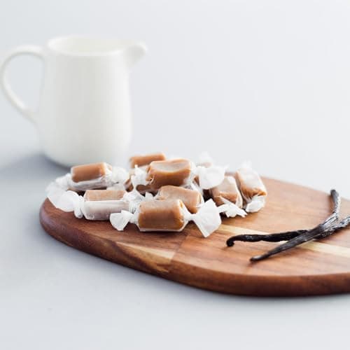 Taras Gourmet Vanilla Caramels | All Natural Candy | Creamy & Individually Wrapped with Real Butter (20 oz) — view 7