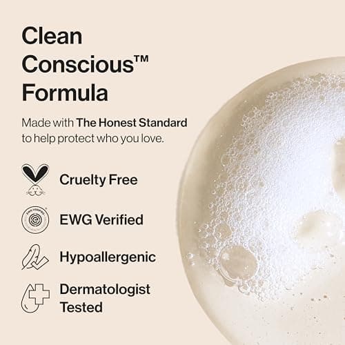 The Honest Company 2-in-1 Baby Shampoo & Body Wash, Fragrance-Free, Tear-Free, Hypoallergenic, Naturally Derived, Sensitive Skin, 10 fl oz — view 4