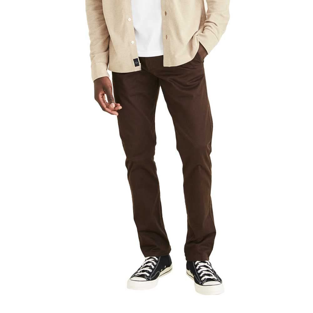 Dockers Men's Alpha Khaki Original Slim Trousers — view 22