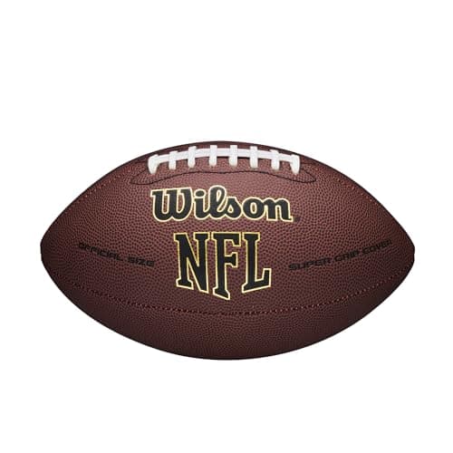 Wilson NFL Super Grip Composite Football - Junior Size, Brown