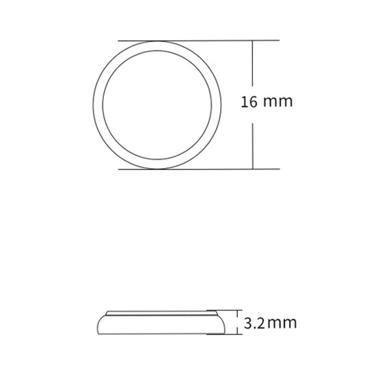5 unids/Pack CR1632 / 1620/1616 baterías de Litio proporcionan voltajes estables 3V Pila de Moneda para Relojes calculadoras de energía — view 4