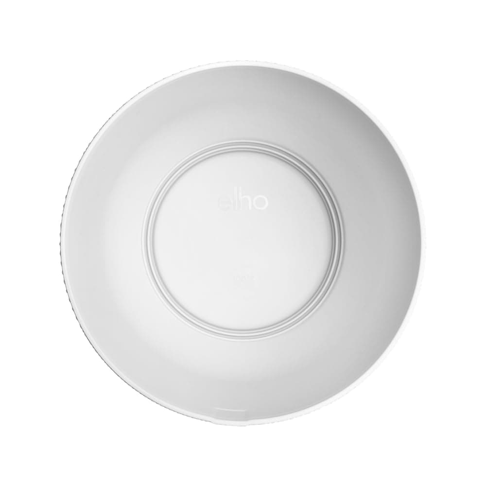 Elho Jazz Round 14cm - Maceta Pequeña Interior - Estructura Única - 100% Plástico Reciclado - Ø 14.2 x H 13.1 cm - Blanco/Silky White — view 4