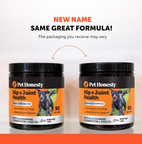 Advanced Formula Hip + Joint Supplement for Dogs - Joint Support with Glucosamine Chondroitin, MSM & Calcium Fructoborate - Fast Acting Mobility + Stiffness for Large Dogs & Seniors (Bacon 90 Ct) — view 5