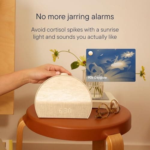 Hatch Restore 3 Sunrise Alarm Clock, Sound Machine, Smart Light (Putty) - White Noise, Screen-Free Sleep Routine — view 4