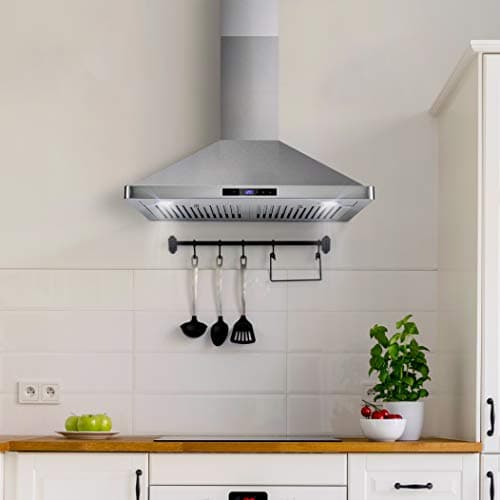 30 in. Vista Coll 380 CFM Ducted Wall Mount Range Hood LED, Stainless Steel — view 4