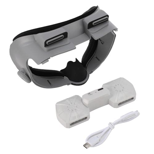 SUNGOOYUE VR Cooling Face Pad, Built in Dual Fans with Adjustable Airflow for Enhanced Comfort, Protein Leather Sponge ABS Material, 2 Speed Levels 3.5H 2.5H Battery Life, Prevent Sweat — view 5