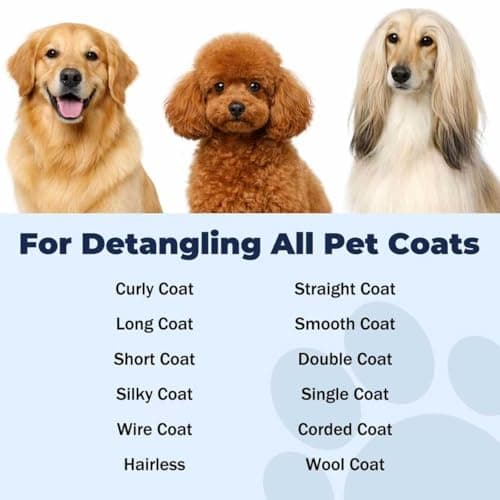 Dog Detangler Spray – Doodle Detangler Spray Leave-in Conditioner, Dematting Spray for Dogs, Cat & Dog Matted Fur Remover Grooming Spray, Removes Tangles & Odors, Poodle Tangle Remover – 6.8oz — view 4