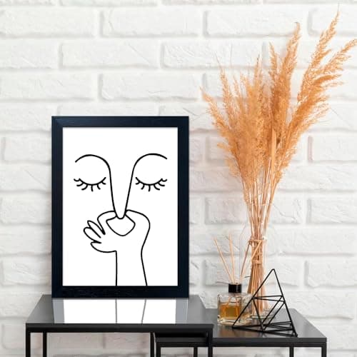 Black and White Bathroom Wall Decor Bad Smell Humorous Wall Art Funny Guest Toilet Picture Print Painting Modern Minimalistic Bathroom Sign — view 7