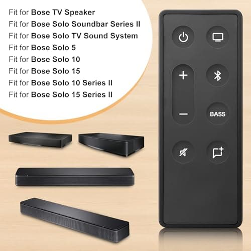 Replacement Bose-Soundbar-Remote Control for Solo 5 10 15 Series II Speaker System