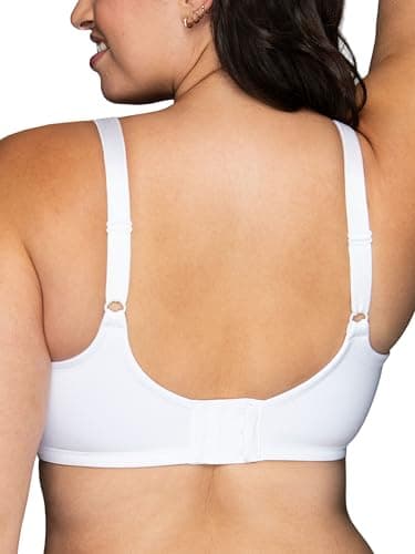 Vanity Fair Women's Beauty Back Smoothing Minimizer Bra, Minimizes Bust Line up to 1.5", Non Padded Cups up to H - Star White, 32DDD — view 2